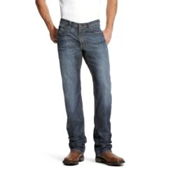 Ariat Work FR: Men's FR M4 10023466 Low Rise Stretch DuraLight Boot Cut Jeans 4 Ariat Work FR: Men's FR M4 10023466 Low Rise Stretch DuraLight Boot Cut Jeans -Wrangler Store 10023466 front