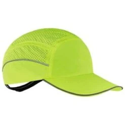 Ergodyne Caps: Men's 8955 Lime Skullerz Lightweight Long Brim Bump Cap