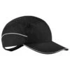 Ergodyne Caps: Men's 8965 Black Skullerz Long Brim W/ LED Lighting Bump Cap