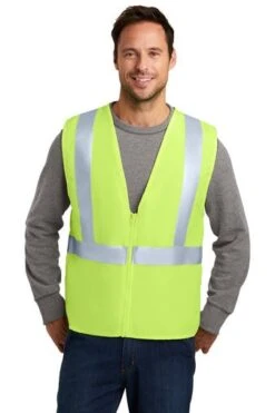 CornerStone Vests: High Visibility Yellow Safety Vest CSV400