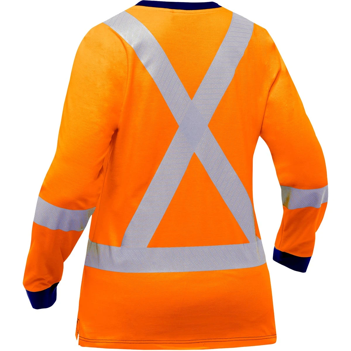 Bisley By PIP Shirts: Women's 313W6118X O Orange ANSI Type R Class 3 CSA Z96 X-Back Long Sleeve Shirt Bisley By PIP Shirts: Women's 313W6118X O Orange ANSI Type R Class 3 CSA Z96 X-Back Long Sleeve Shirt -Wrangler Store 313w6118x o omb