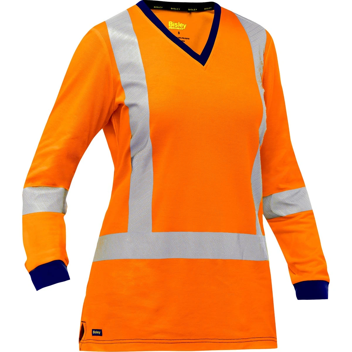Bisley By PIP Shirts: Women's 313W6118X O Orange ANSI Type R Class 3 CSA Z96 X-Back Long Sleeve Shirt Bisley By PIP Shirts: Women's 313W6118X O Orange ANSI Type R Class 3 CSA Z96 X-Back Long Sleeve Shirt -Wrangler Store 313w6118x o omf
