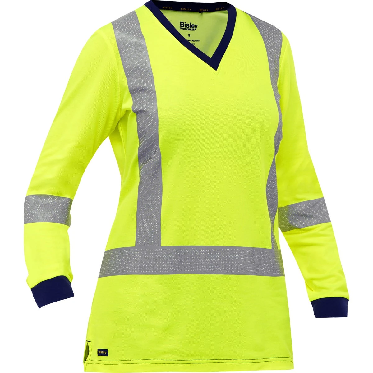 Bisley By PIP Shirts: Women's 313W6118X Y Yellow ANSI Type R Class 3 CSA Z96 X-Back Long Sleeve Shirt Bisley By PIP Shirts: Women's 313W6118X Y Yellow ANSI Type R Class 3 CSA Z96 X-Back Long Sleeve Shirt -Wrangler Store 313w6118x y omf