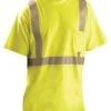 OccuNomix Shirts: Men's FR TM2112 Yellow Flame Resistant Short Sleeve T-Shirt