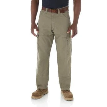 Wrangler Riggs Pants: Men's Bark 3W060 BR Ripstop Ranger Pants Wrangler Riggs Pants: Men's Bark 3W060 BR Ripstop Ranger Pants -Wrangler Store 3w060br bf01 swbb prd