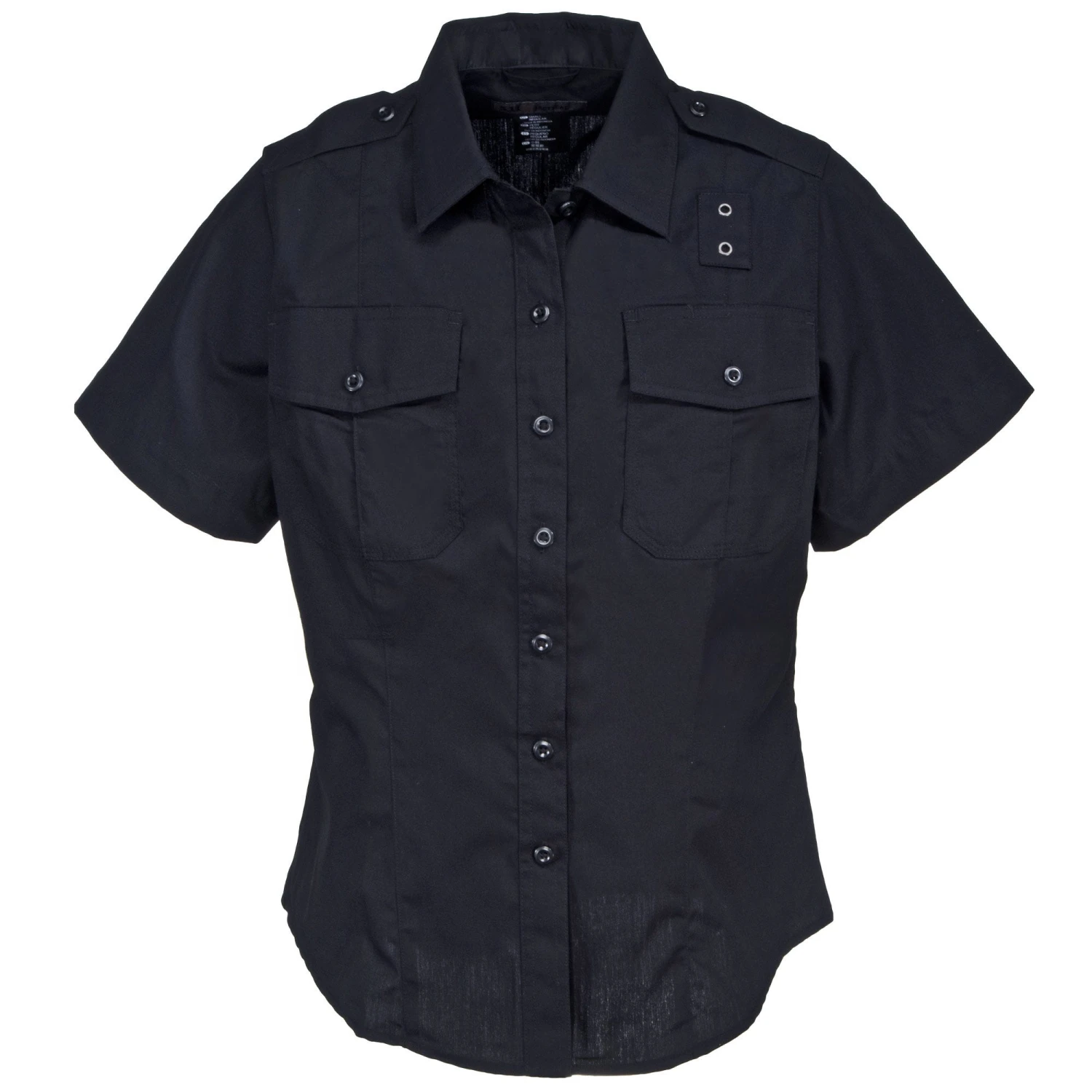 5.11 Tactical Shirts: Women's Twill 61158 750 Midnight Navy Short Sleeve Shirt 5.11 Tactical Shirts: Women's Twill 61158 750 Midnight Navy Short Sleeve Shirt -Wrangler Store 5.11 61158 750 f 01