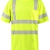 OccuNomix Shirts: Men's LUX TSSP3B Yellow Segmented Tape Short Sleeve Class 3 T-Shirt