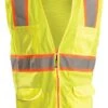 OccuNomix Vests: Men's LUX ATRNSM High Visibility Classic Mesh Two-Tone Surveyor Safety Vest