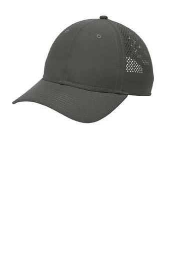 New Era Hats: Men's NE406 GA Graphite Perforated Performance Cap New Era Hats: Men's NE406 GA Graphite Perforated Performance Cap -Wrangler Store 9489 graphite 1 ne406graphiteflatfront 337w
