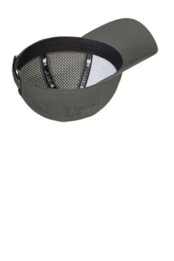 New Era Hats: Men's NE406 GA Graphite Perforated Performance Cap 2 New Era Hats: Men's NE406 GA Graphite Perforated Performance Cap -Wrangler Store 9489 graphite 4 ne406graphiteflatinside 337w