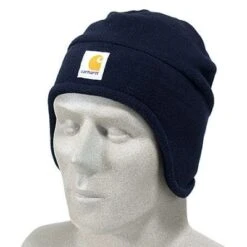 Carhartt Hats: Fleece Polyester Mask Hat A202BLK -Wrangler Store a202blk 4