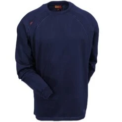 Ariat Work FR Shirts: 10012256 Moisture-Wicking FR Men's Navy Blue Crew Work Shirt 2 Ariat Work FR Shirts: 10012256 Moisture-Wicking FR Men's Navy Blue Crew Work Shirt -Wrangler Store ariat 10012256 nvy f 01