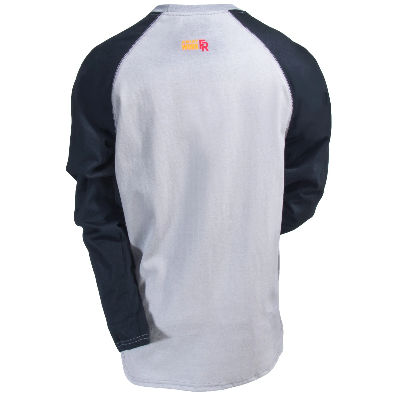 Ariat Work FR Shirts: Men's Baseball 10018439 Grey/Black Crew Neck Tee Ariat Work FR Shirts: Men's Baseball 10018439 Grey/Black Crew Neck Tee -Wrangler Store ariat 10018439 b 01