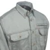 Ariat Work FR Shirts: Men's 10019063 FR Solid Vented Long-Sleeve Button-Down Silver Shirt