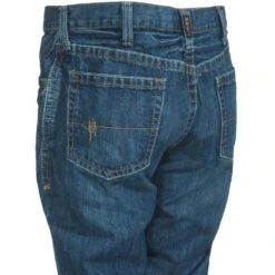 Ariat Jeans: Men's 10012552 Flame-Resistant Boot Cut Flint M4 Low Rise Jeans -Wrangler Store ariat fr missed l 01 1