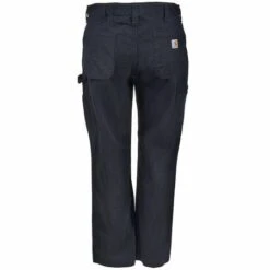 Carhartt Pants: Men's B324 BLK Black Relaxed Fit Cotton Work Dungarees -Wrangler Store b324blk carharttb 01 1