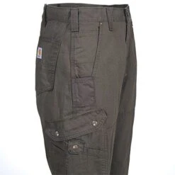 Carhartt Pants: Men's B342 DFE Brown Ripstop Cotton Work Pants 3 Carhartt Pants: Men's B342 DFE Brown Ripstop Cotton Work Pants -Wrangler Store b342dfe carharttr 01 1