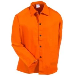 Black Stallion Jackets: Men's FO9 30C Orange High-Visibility Flame-Resistant Welding Jacket -Wrangler Store black stallion f09 30c f 01