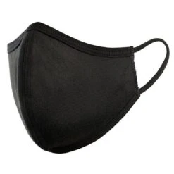 Mask: MK-CFM2 Black Fabric Reusable Double Layer Face Mask