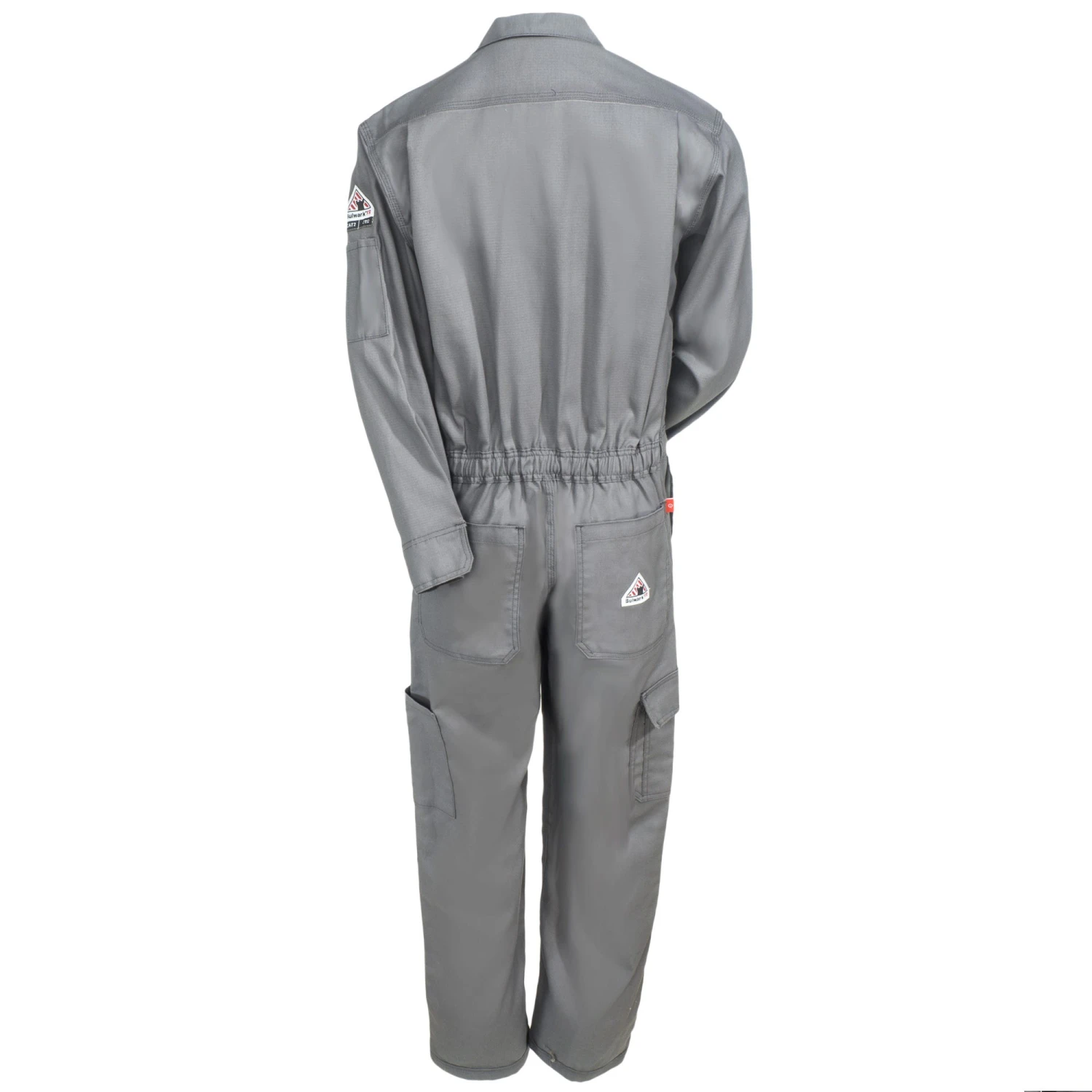 Bulwark Coveralls: Men's QC10 GY iQ Series Endurance FR Grey Premium Coveralls Bulwark Coveralls: Men's QC10 GY IQ Series Endurance FR Grey Premium Coveralls -Wrangler Store bulwark qc10gy b 01
