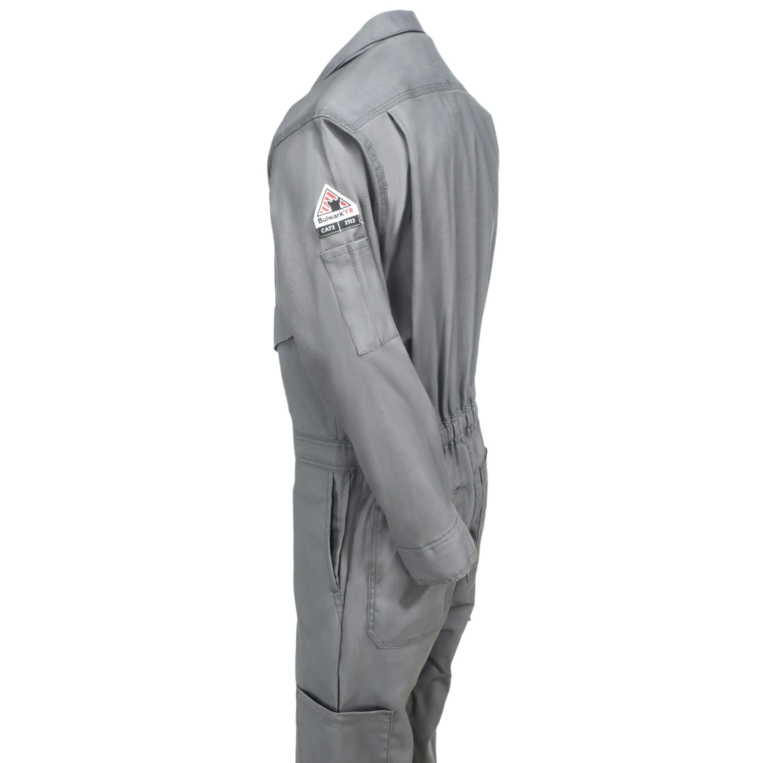 Bulwark Coveralls: Men's QC10 GY iQ Series Endurance FR Grey Premium Coveralls Bulwark Coveralls: Men's QC10 GY IQ Series Endurance FR Grey Premium Coveralls -Wrangler Store bulwark qc10gy l 01