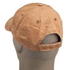 Carhartt Caps: Men's 100289 211 Brown Cotton Canvas Baseball Cap 2 Carhartt Caps: Men's 100289 211 Brown Cotton Canvas Baseball Cap -Wrangler Store carhartt 100289 211 b 01