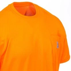 Work Clothes Discount Store 1 Carhartt Force Shirts: Men's 100493 824 Orange Hi-Vis Short Sleeve Force Work Shirt