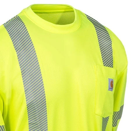 Carhartt Force Shirts: Men's Lime 100496 323 Hi Vis Class 3 Force Long Sleeve Shirt Carhartt Force Shirts: Men's Lime 100496 323 Hi Vis Class 3 Force Long Sleeve Shirt -Wrangler Store carhartt 100496323 cd 01