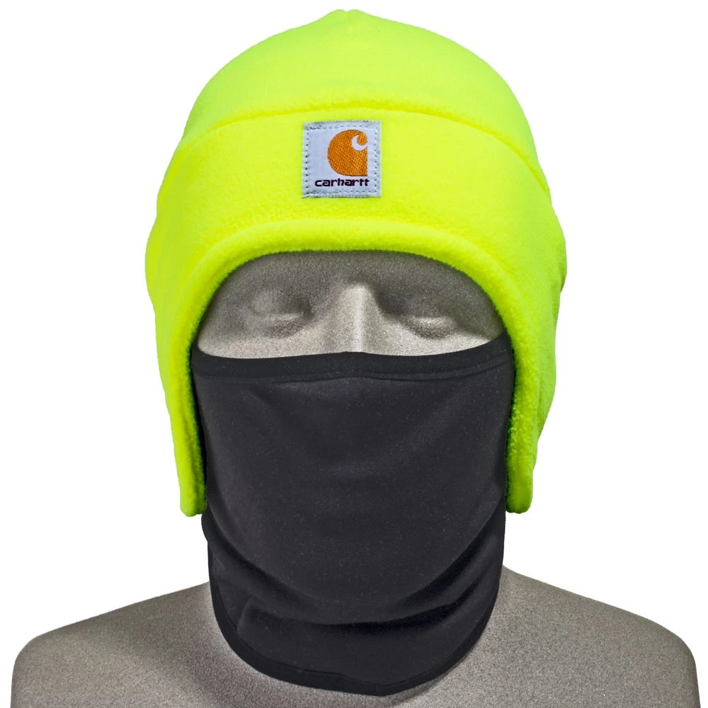 Carhartt Hats: Men's A202 BLM Lime Green High-Visibility 2-In-1 Fleece Hat Carhartt Hats: Men's A202 BLM Lime Green High-Visibility 2-In-1 Fleece Hat -Wrangler Store carhartt 100795 323 f 01