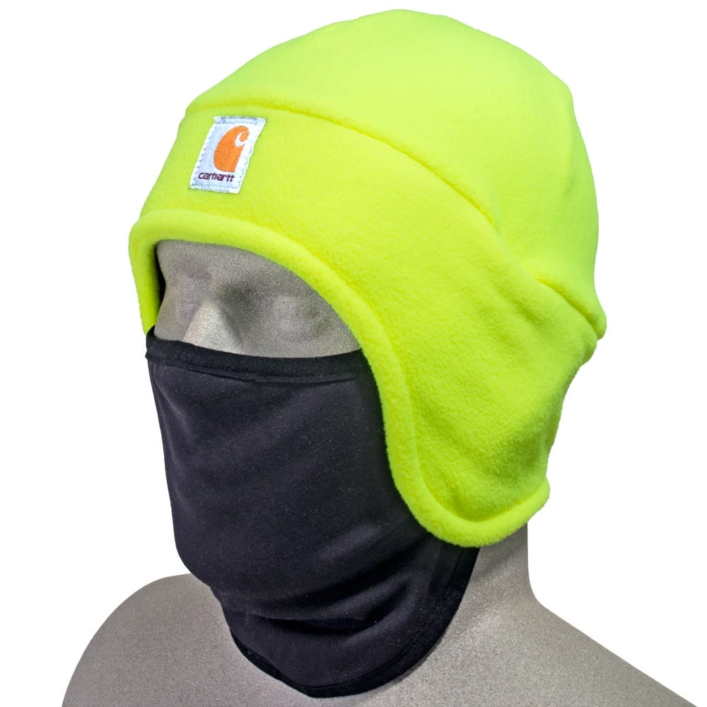 Carhartt Hats: Men's A202 BLM Lime Green High-Visibility 2-In-1 Fleece Hat Carhartt Hats: Men's A202 BLM Lime Green High-Visibility 2-In-1 Fleece Hat -Wrangler Store carhartt 100795 323 p 01