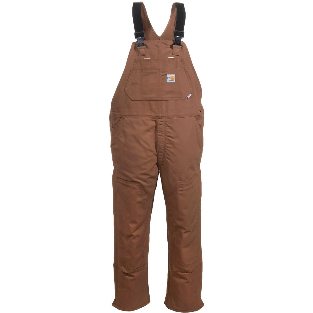 Carhartt Overalls: Men's 101626 211 FR Quilt Lined Cotton Duck Bib Overalls Carhartt Overalls: Men's 101626 211 FR Quilt Lined Cotton Duck Bib Overalls -Wrangler Store carhartt 101626 211 f 01 1 1