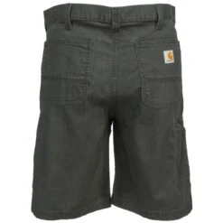 Carhartt Shorts: Men's 102514 039 Gravel Grey Rugged Flex Rigby Canvas Shorts 3 Carhartt Shorts: Men's 102514 039 Gravel Grey Rugged Flex Rigby Canvas Shorts -Wrangler Store carhartt 102514 039 b 01
