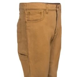 Carhartt Pants: Men's 102517 918 Brown Hickory Rigby Rugged Flex Canvas Five-Pocket Pants -Wrangler Store carhartt 102517 918 r 01