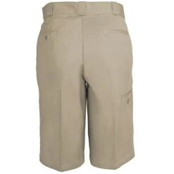 Dickies Shorts: Men's 42283 KH Khaki 13 Inch Multi Use Pocket Work Shorts -Wrangler Store dickies 42283 khi b 01