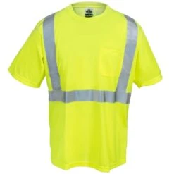 Ergodyne GloWear Men's 8289 Class 2 Economy Hi-Vis Lime Green T-Shirt 2 Ergodyne GloWear Men's 8289 Class 2 Economy Hi-Vis Lime Green T-Shirt -Wrangler Store ergodyne 8289 lime f 01