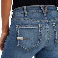 Ariat Rebar Jeans: Women's 10041067 Malibu Riveter Boot Cut Jean 7 Ariat Rebar Jeans: Women's 10041067 Malibu Riveter Boot Cut Jean -Wrangler Store f22 wms work 10041067 detail02