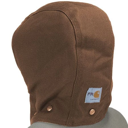 Carhartt Hoods: Flame Resistant FRA265 BRN Quilt-Lined Duck Hood Carhartt Hoods: Flame Resistant FRA265 BRN Quilt-Lined Duck Hood -Wrangler Store fra265brn carharttb 01