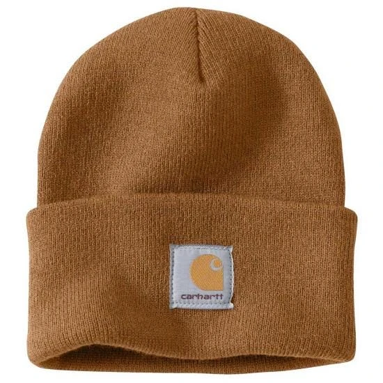 Carhartt Caps: Brown Acrylic Watch Cap A18 BRN Carhartt Caps: Brown Acrylic Watch Cap A18 BRN -Wrangler Store image a18brn 550 550