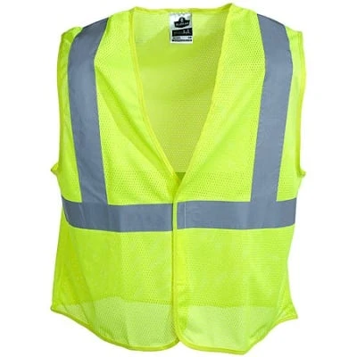Ergodyne Vests: GloWear 8205HL LIM Lime Green Class 2 Super Econo Vest Ergodyne Vests: GloWear 8205HL LIM Lime Green Class 2 Super Econo Vest -Wrangler Store image 50102