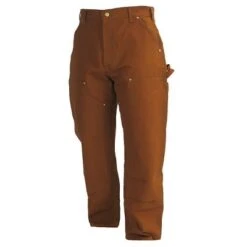 Carhartt Pants: Men's B01 BRN Brown Duck Work Pants -Wrangler Store image 58953