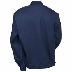Bulwark Jackets: Men's JEL2 NV Navy Blue Flame-Resistant Work Jacket