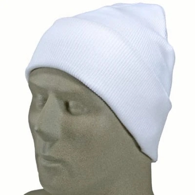 Port and Company CP90 WHT White Acrylic Knit Cap Port And Company CP90 WHT White Acrylic Knit Cap -Wrangler Store image 67607