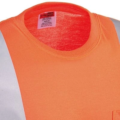 CornerStone Shirts: Men's CS401 SONG Safety Orange High Visibility Tee Shirt CornerStone Shirts: Men's CS401 SONG Safety Orange High Visibility Tee Shirt -Wrangler Store image 74248