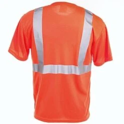 CornerStone Shirts: Men's CS401 SONG Safety Orange High Visibility Tee Shirt 2 CornerStone Shirts: Men's CS401 SONG Safety Orange High Visibility Tee Shirt -Wrangler Store image 74249