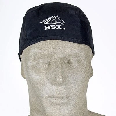 Black Stallion Caps: Men's Black BC5B BK SofTop Cotton Beanie Cap Black Stallion Caps: Men's Black BC5B BK SofTop Cotton Beanie Cap -Wrangler Store image 76354