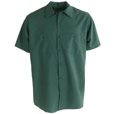 Red Kap Shirts: Men's SP24 SG Green Short-Sleeve Uniform Work Shirt Red Kap Shirts: Men's SP24 SG Green Short-Sleeve Uniform Work Shirt -Wrangler Store image 79086