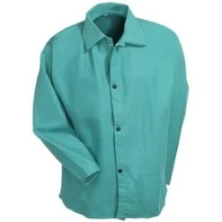 Revco Coats: Men's F2 30 C Flame-Resistant Green Welding Coat