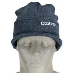Carhartt Caps: Coal Heather Acrylic Knit Cap A164 CLH -Wrangler Store image 85855