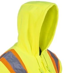 Key Sweatshirts: Men's 879 39 Hi-Vis Yellow ANSI Hooded Sweatshirt -Wrangler Store key 879 39 h 01
