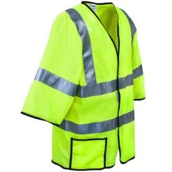 Occunomix Vests: High Visibility Yellow Mesh Safety Vest LUX HSCOOL3 YEL -Wrangler Store lux hscool3 grn occuluxr 01